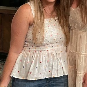 Cute tank from loft! Worn once